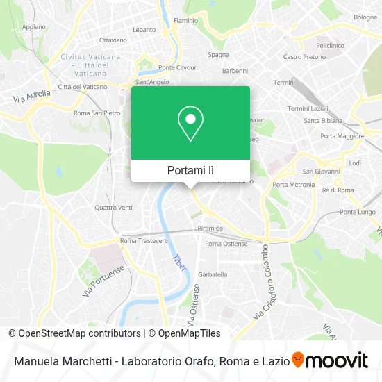 Mappa Manuela Marchetti - Laboratorio Orafo