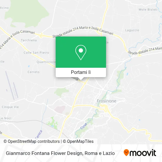 Mappa Gianmarco Fontana Flower Design