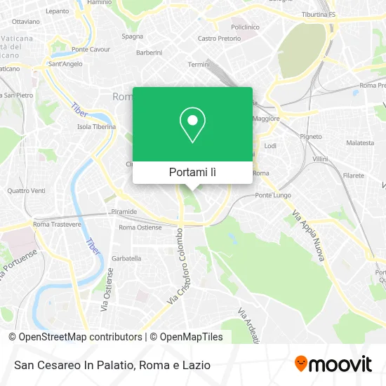 Mappa San Cesareo In Palatio