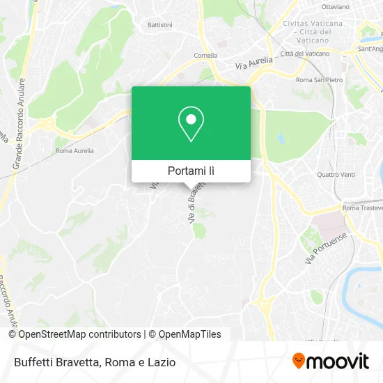 Mappa Buffetti Bravetta