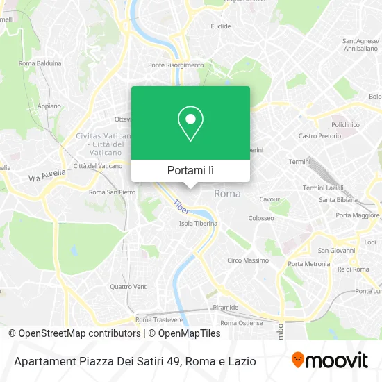 Mappa Apartament Piazza Dei Satiri 49