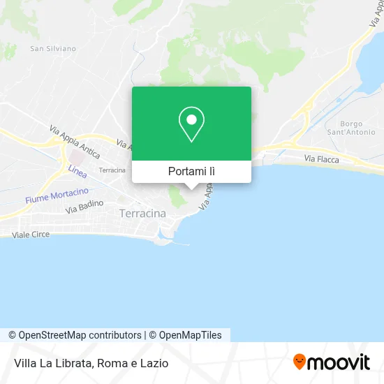Mappa Villa La Librata