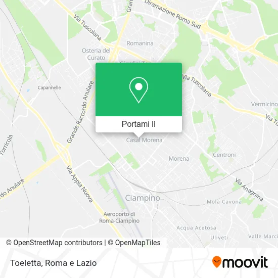Mappa Toeletta