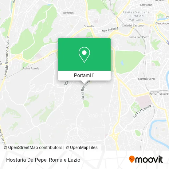 Mappa Hostaria Da Pepe