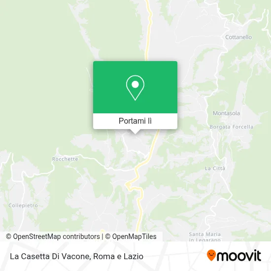 Mappa La Casetta Di Vacone