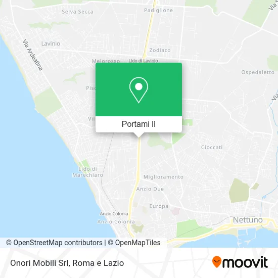 Mappa Onori Mobili Srl