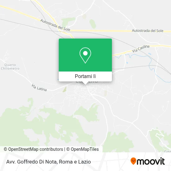 Mappa Avv. Goffredo Di Nota