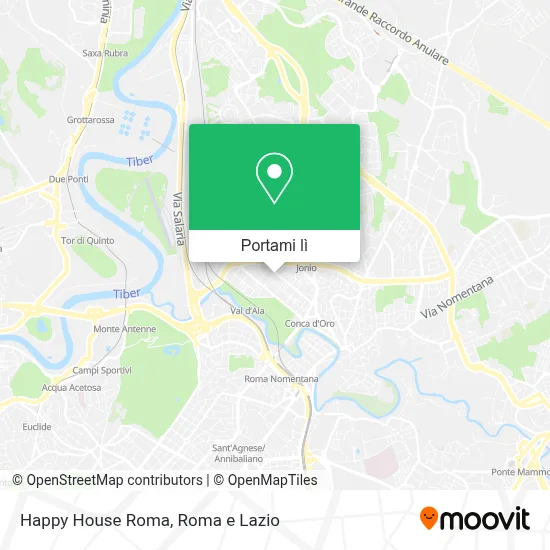 Mappa Happy House Roma