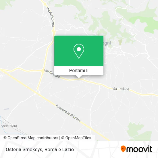 Mappa Osteria Smokeys