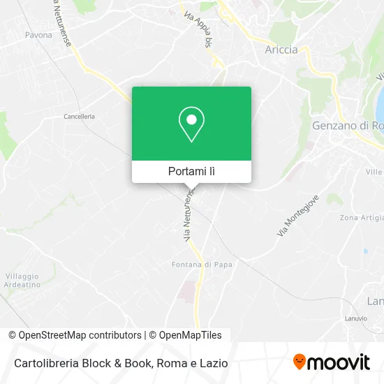 Mappa Cartolibreria Block & Book