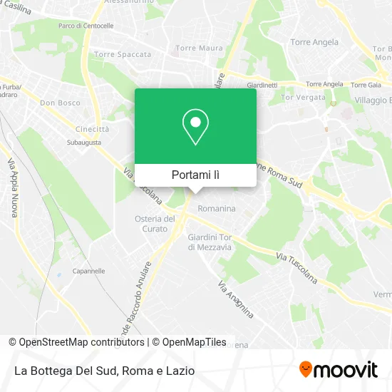 Mappa La Bottega Del Sud