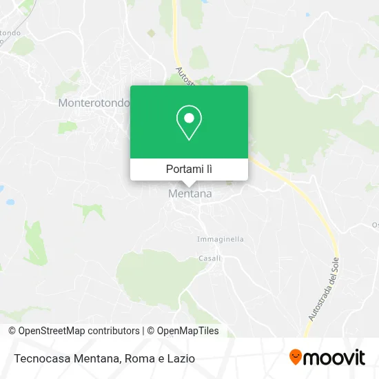 Mappa Tecnocasa Mentana