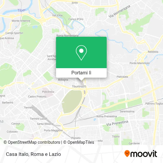 Mappa Casa Italo