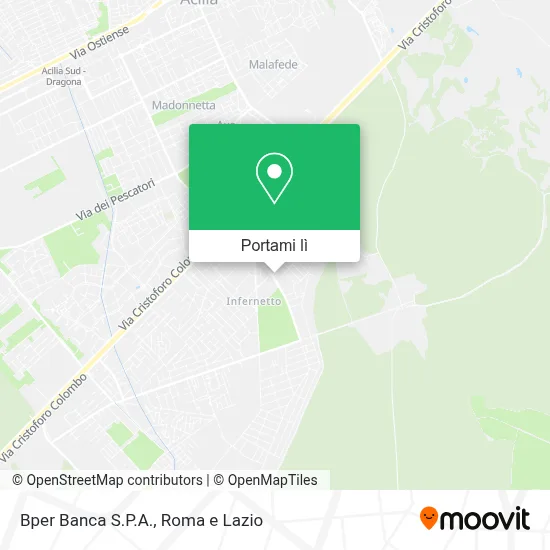Mappa Bper Banca S.P.A.