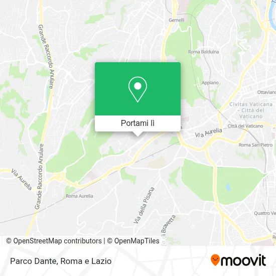 Mappa Parco Dante