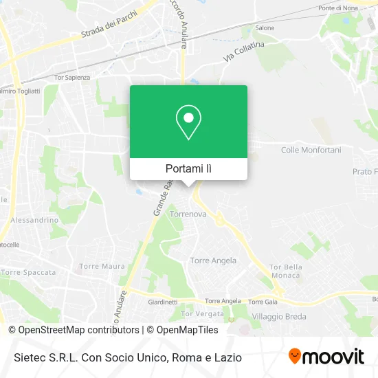 Mappa Sietec S.R.L. Con Socio Unico