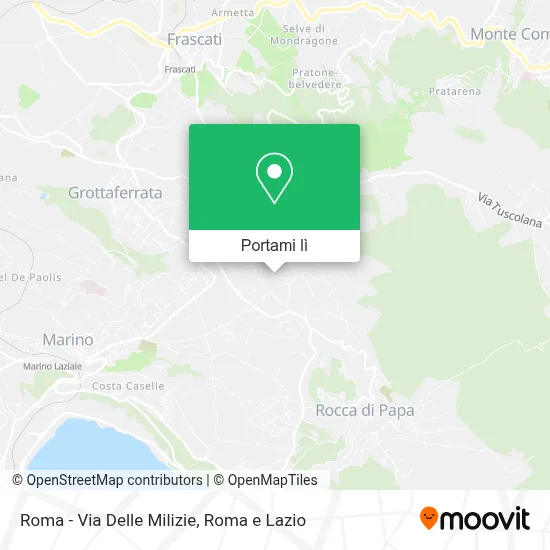 Mappa Roma - Via Delle Milizie