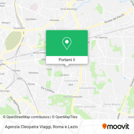 Mappa Agenzia Cleopatra Viaggi