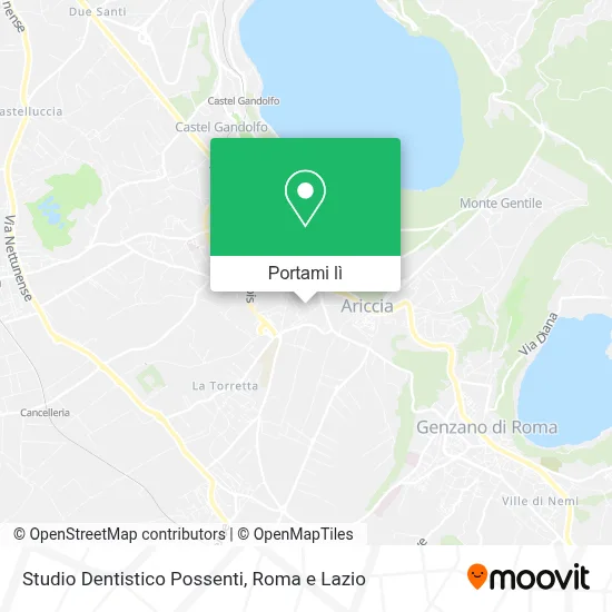 Mappa Studio Dentistico Possenti