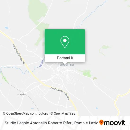 Mappa Studio Legale Antonello Roberto Piferi