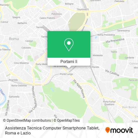 Mappa Assistenza Tecnica Computer Smartphone Tablet