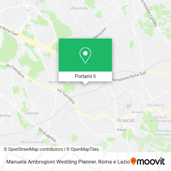 Mappa Manuela Ambrogioni Wedding Planner
