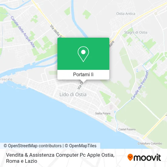 Mappa Vendita & Assistenza Computer Pc Apple Ostia