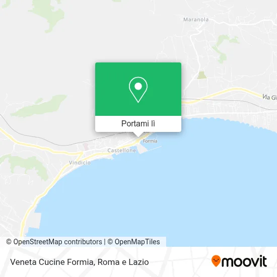 Mappa Veneta Cucine Formia