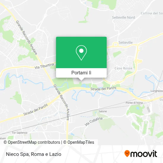 Mappa Nieco Spa