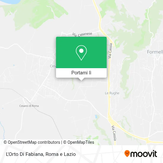 Mappa L'Orto Di Fabiana