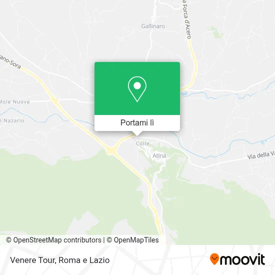 Mappa Venere Tour