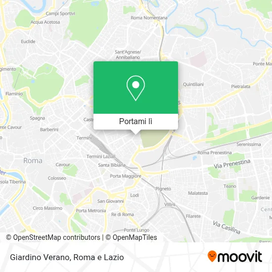 Mappa Giardino Verano