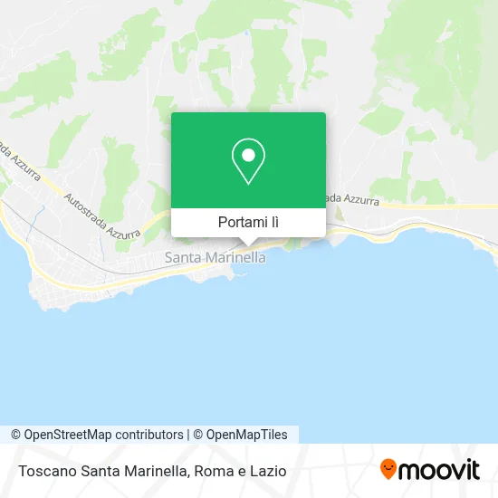 Mappa Toscano Santa Marinella