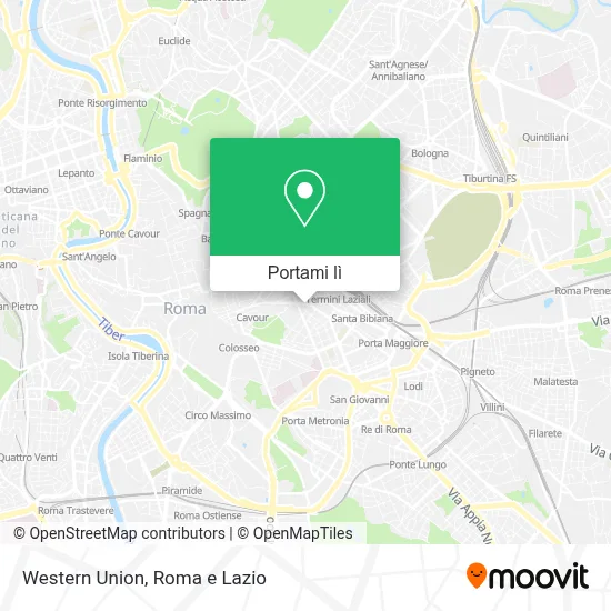 Mappa Western Union