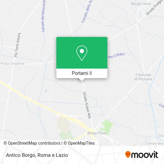 Mappa Antico Borgo
