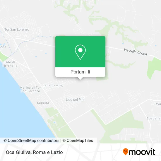 Mappa Oca Giuliva