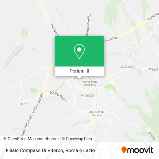 Mappa Filiale Compass Di Viterbo