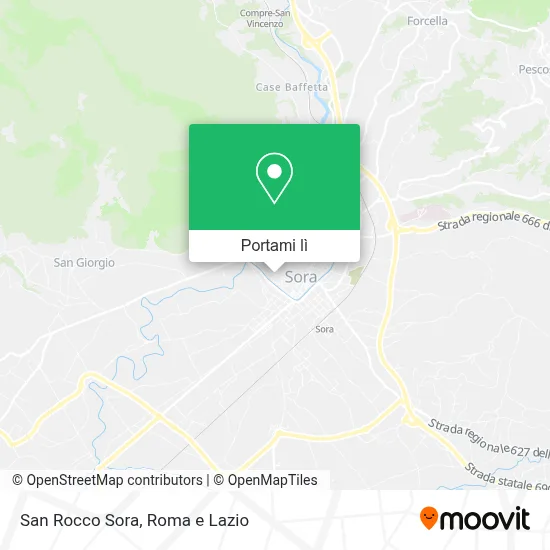 Mappa San Rocco Sora