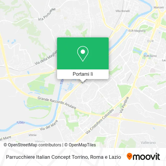 Mappa Parrucchiere Italian Concept Torrino