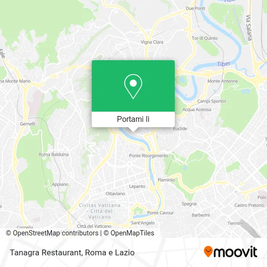 Mappa Tanagra Restaurant