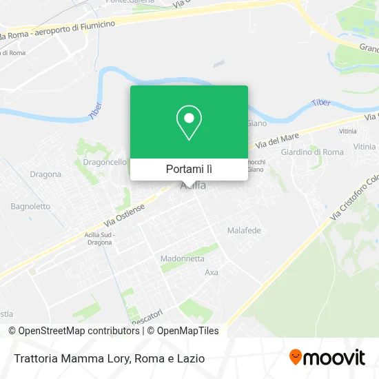 Mappa Trattoria Mamma Lory