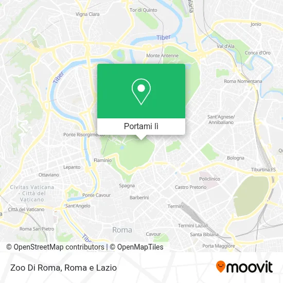 Mappa Zoo Di Roma