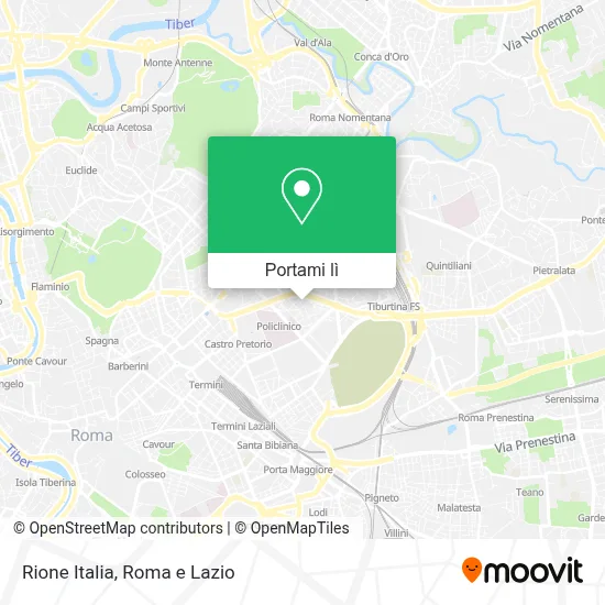 Mappa Rione Italia