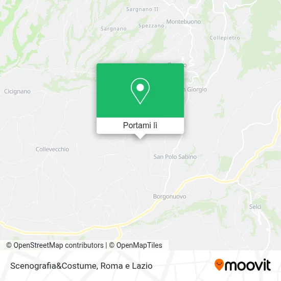Mappa Scenografia&Costume