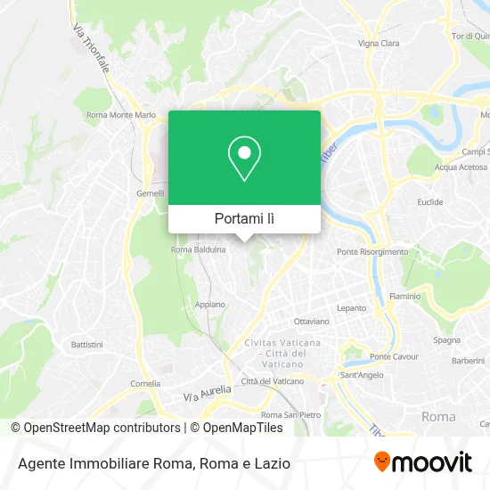 Mappa Agente Immobiliare Roma