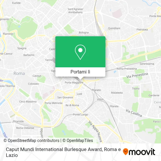 Mappa Caput Mundi International Burlesque Award
