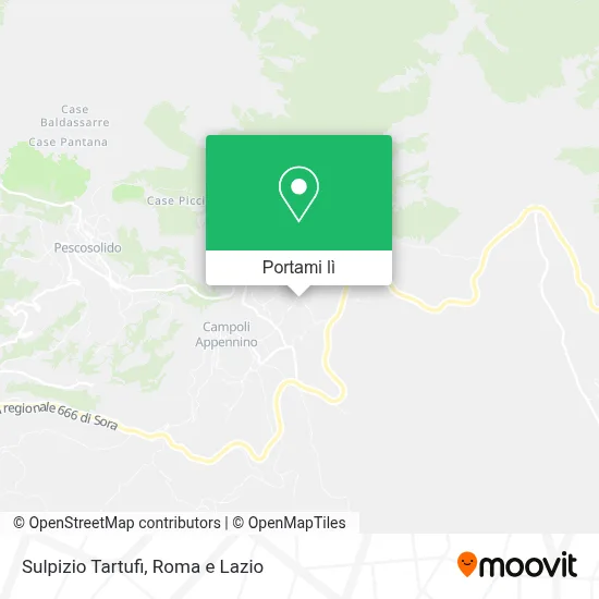 Mappa Sulpizio Tartufi