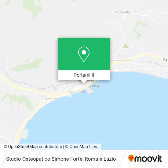 Mappa Studio Osteopatico Simone Forte