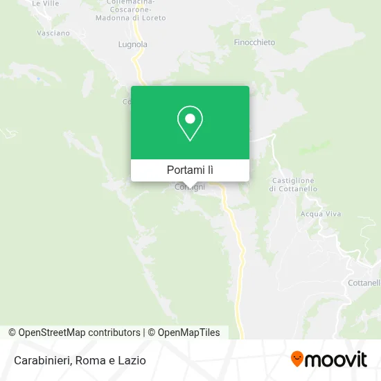 Mappa Carabinieri