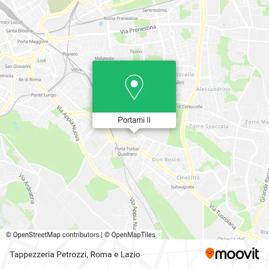 Mappa Tappezzeria Petrozzi